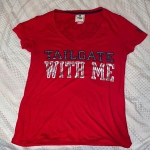 PINK Tailgate with Me shirt Large